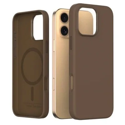 Cover Iphone 16 Pro Typo Skin Silicon Case Arareee - Rose Golden